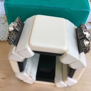 Marni x H&M bracelet white with rhinestones